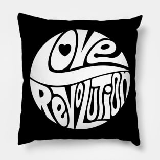 Love Revolution - WHITE Pillow