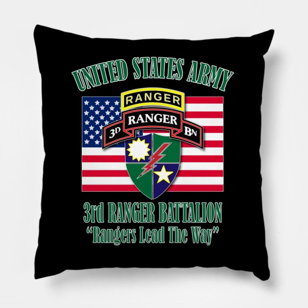 3rd Ranger Battalion Pillow by Relaxed Lifestyle Products