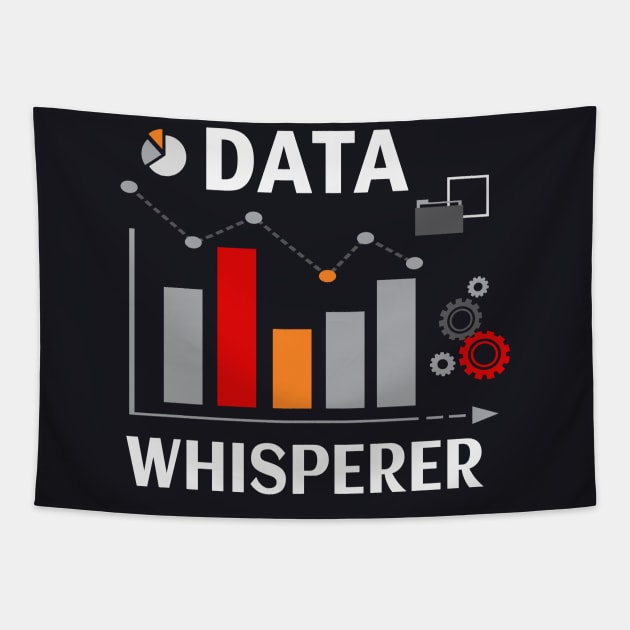 Data Analyst Developer Computer Scientist Gift Tapestry by Foxxy Merch