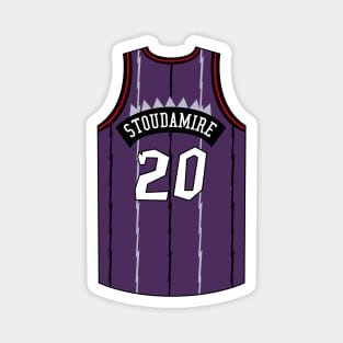 Damon Stoudamire Toronto Jersey Qiangy Magnet