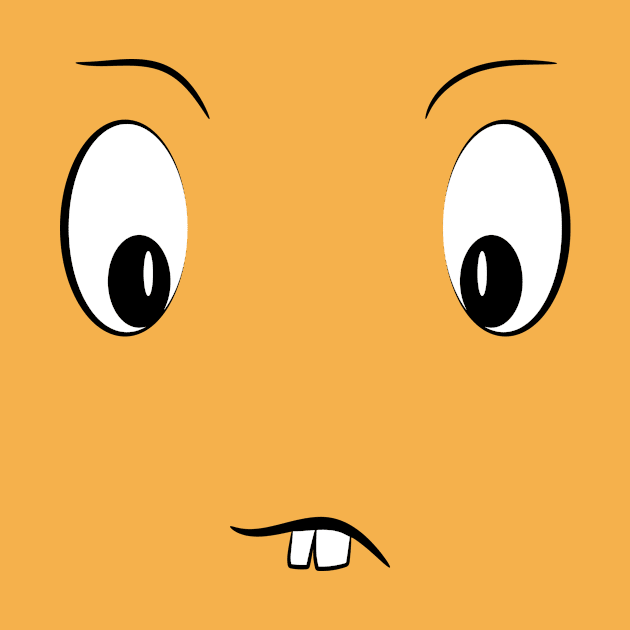 Funny cartoon face by melcu