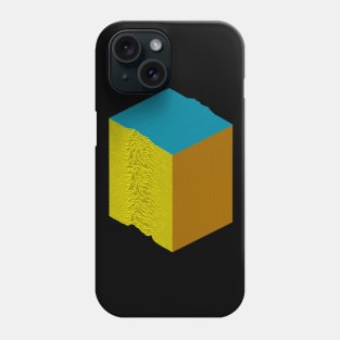 3D Colored Unknown Pleasures Inspired Graphic Design Artwork Phone Case