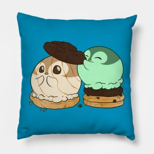 Penguinscoops - cookie sandwich Pillow