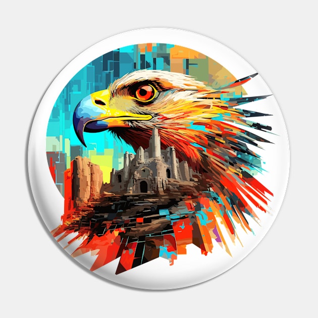 Eagle Bird Animal Freedom World Wildlife Beauty Adventure Pin by Cubebox