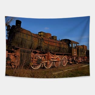 Vintage steam loco, Bucharest Tapestry