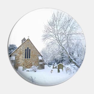 The Old Church, St Alphege, Seasalter, Snow Pin