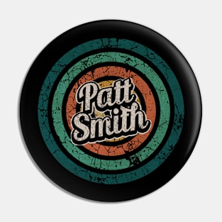 Patt Smith // Retro Circle Crack Vintage Pin