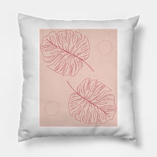 Leaf and bubbles Pillow