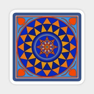 Mandala Roman mosaic Magnet