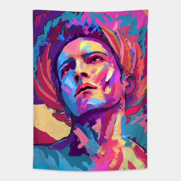 Apollo greek god Tapestry by mailsoncello