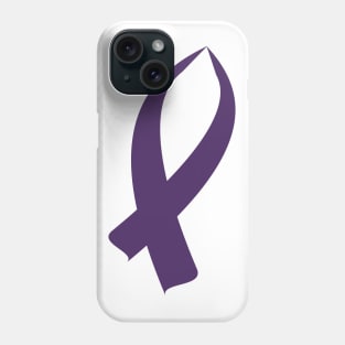 Awareness Ribbon (Purple) Phone Case