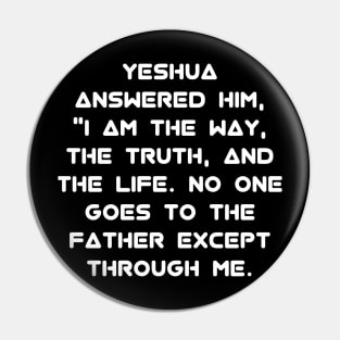 John 14:6 Names of God Bible Text Pin