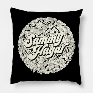 Vintage Circle - Sammy Hagar Pillow