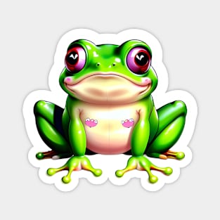 Frolicking Ferny Froggie Magnet