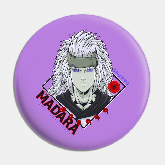 Ten Tails Jinchuriki Madara Pin by TeeTowArt