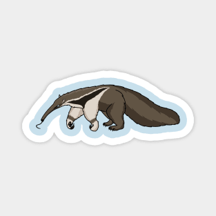 Anteater happy cartoon illustration Magnet