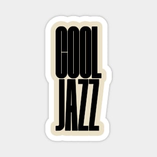 bold Cool Jazz logo Magnet