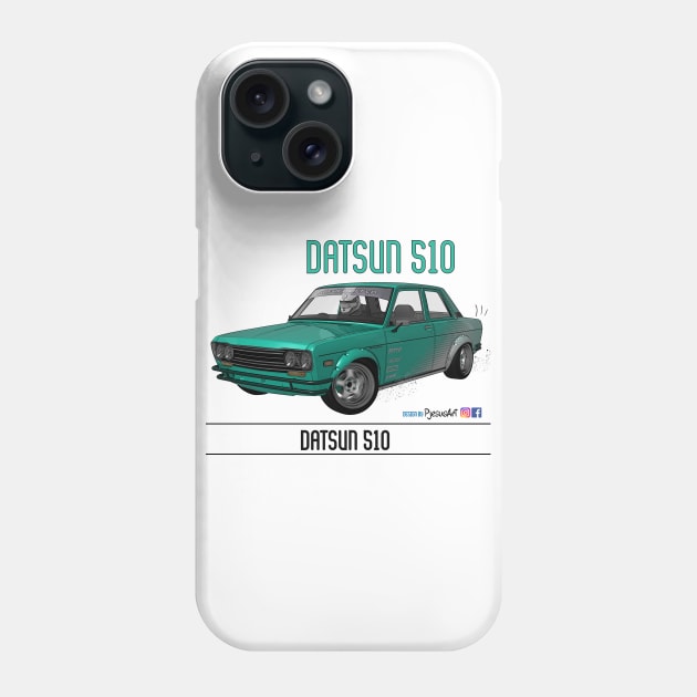 Datsun 510 Halftone Phone Case by PjesusArt