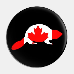 Canada Flag Beaver Pin