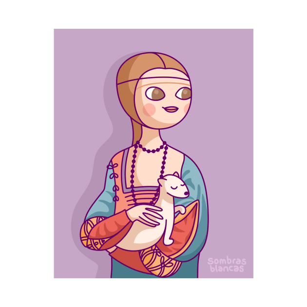 Lady with an Ermine by sombrasblancas