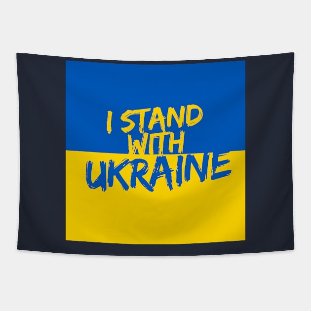 I stand with Ukraine Tapestry by Kibria1991