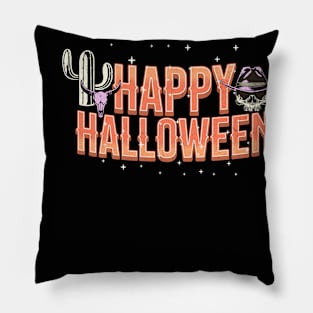 Cowgirl  Western Halloween Pillow