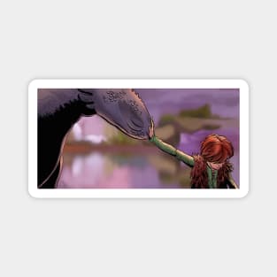 Hiccup and Toothless Forbidden Friendship Magnet