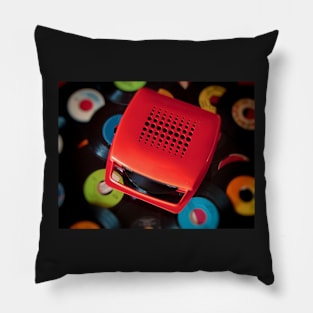 Vintage record player of the 1980s Pillow