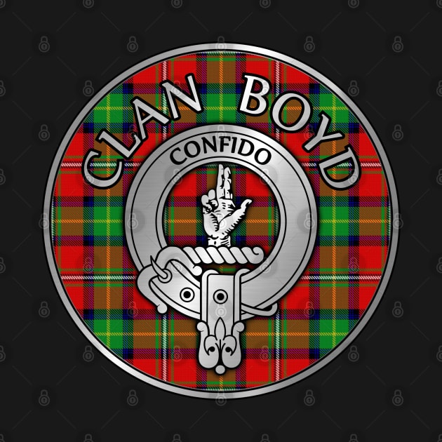 Clan Boyd Crest & Tartan by Taylor'd Designs