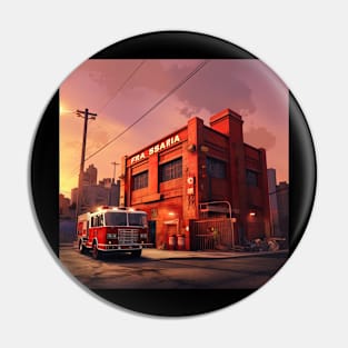 Fire station Pin