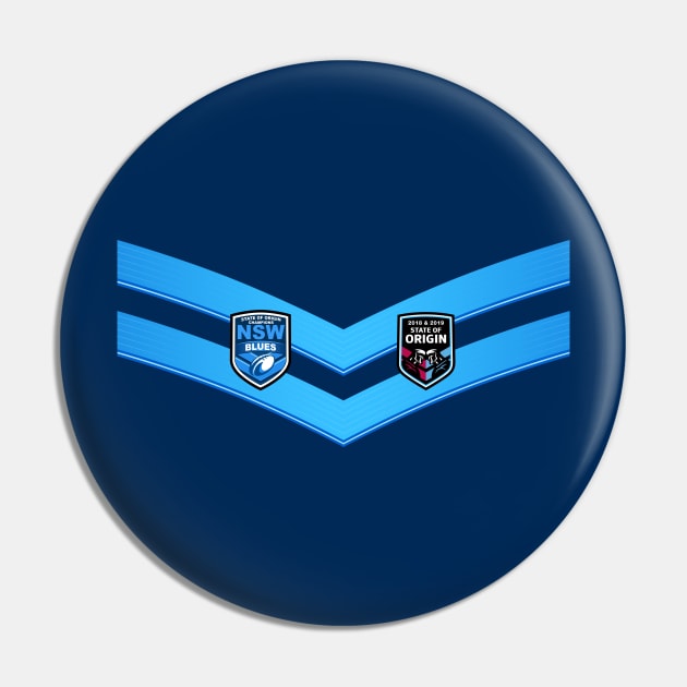 NSW Blues State of Origin 2019 Winners Pin by GEEKsomniac