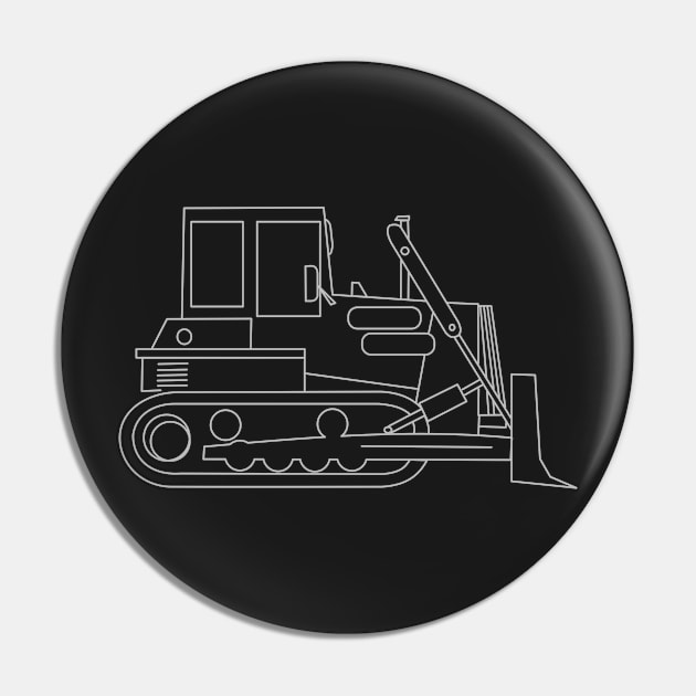 Bulldozer Pin by Aurealis