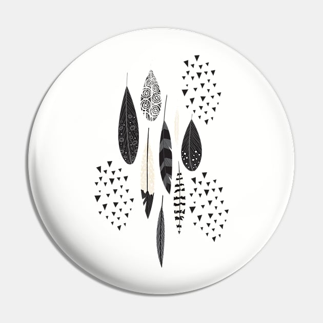 Feathered Pin by InkedinRed