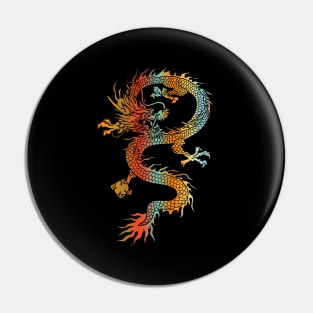 Japanese Dragon Vintage Demon Retro 104 Pin