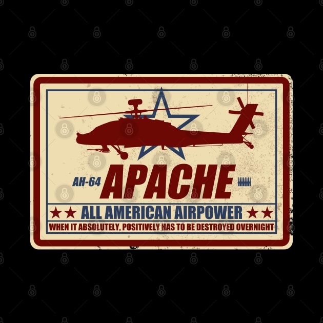 AH-64 Apache (distressed) by TCP