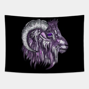 Occult goat chinese zodiac sign Tapestry