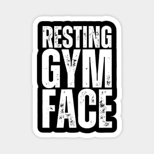 Resting Gym Face Magnet