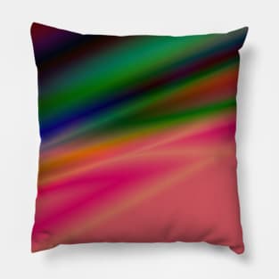 red blue green pink texture art Pillow