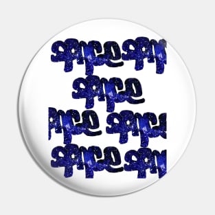 Space lettering Pin