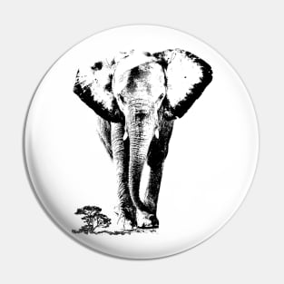 Elephant sahara Pin