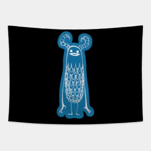 Concrete Genie Blue Monster Tapestry