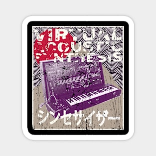 Virtual Acoustic Synthesis Tee: Vintage Japanese Poster Magnet