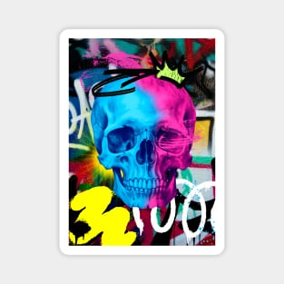 Skull Graffiti Magnet