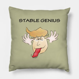 Donald J. Trump: stable genius at work Pillow