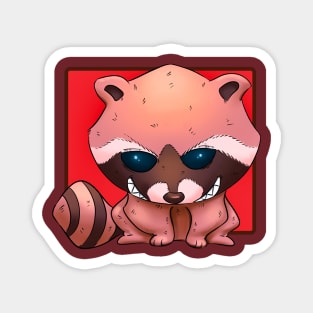 angry raccoon Magnet