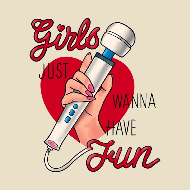 Girls Just Wanna Have Fun by freezethecomedian