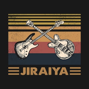 Retro Design Jiraiya Proud Name Guitars Anime T-Shirt