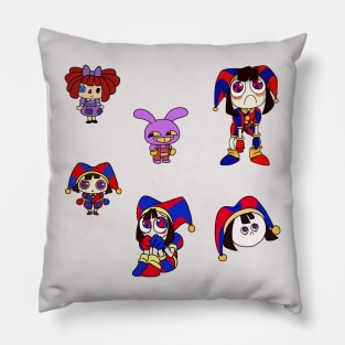 the amazing digital circus pack Pillow