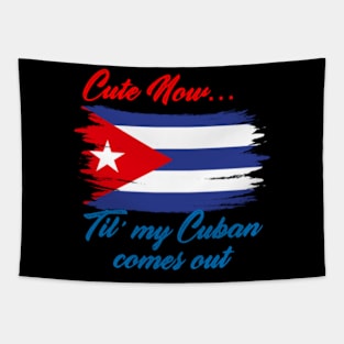 Cute now til my Cuban comes out Tapestry