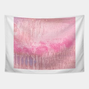 Abstract Oil Painting 10c5 Pale Pink Mauve Lillac Tapestry